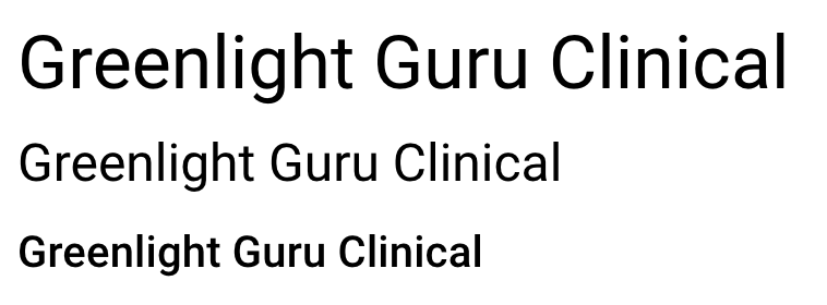 Custom look with HTML code – Clinical